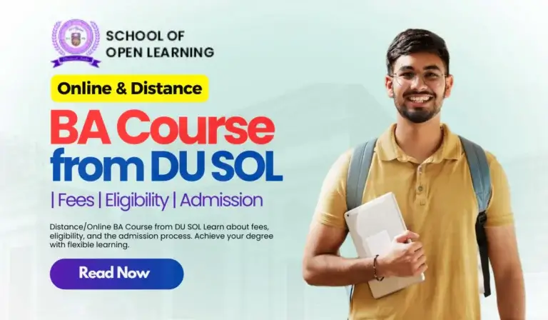 online and distance ba course