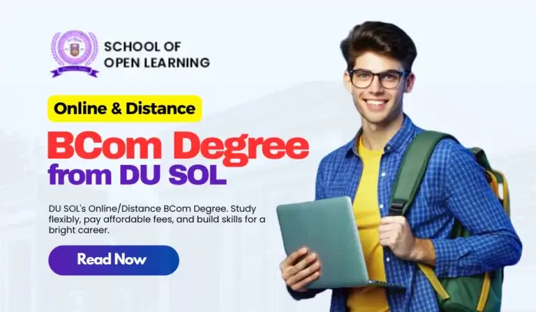 online and distance bcom degree